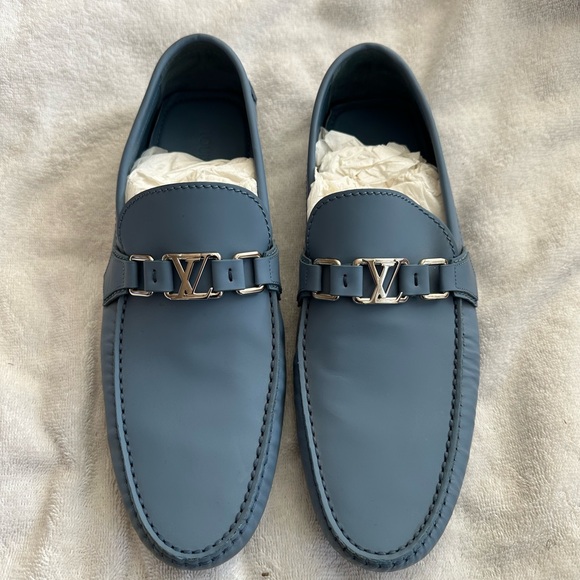 Louis Vuitton loafers size 11 used worn twice, great condition - Picture 2 of 3